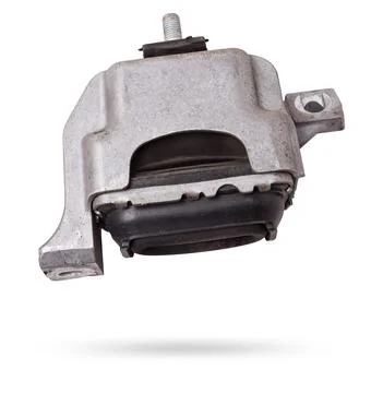 Metal bracket - a supporting part or structure used to mount car elements o.. Stock Photos