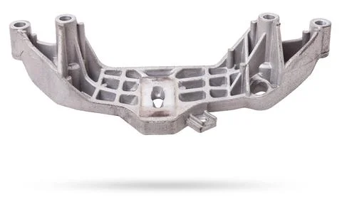 Metal bracket - a supporting part or structure used to mount car elements o.. Stock Photos
