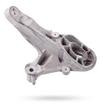 Metal bracket - a supporting part or structure used to mount car elements o.. Stock Photos