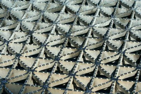 Metal bridge deck background Stock Photos