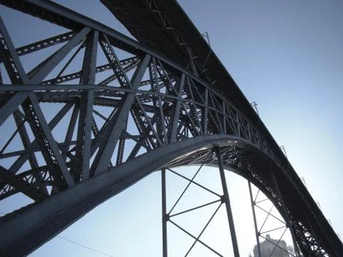 Metal bridge Stock Photos
