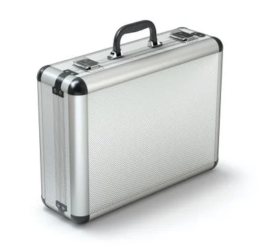 Metal briefcase Stock Illustration