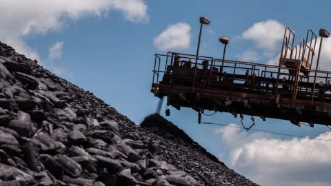 Metal briquettes Stock Footage 218953587