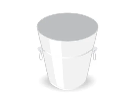 Metal bucket Stock-Illustration