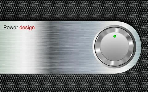 Metal button Stock Illustration