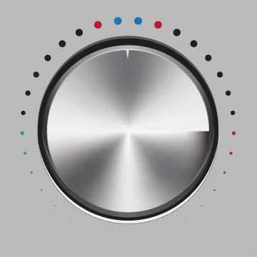 Metal button Stock Illustration