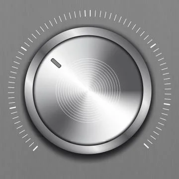 Metal button Stock Illustration
