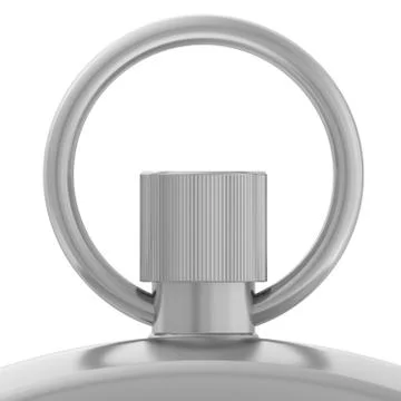 Metal button stopwatch Stock-Illustration