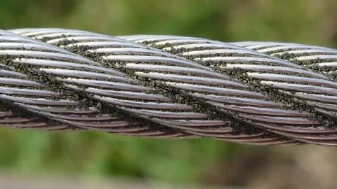 Metal cable design Stock Photos