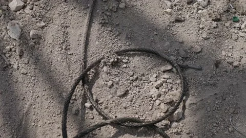 Metal cable Stock Footage 232299054