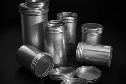 Metal cans 写真素材