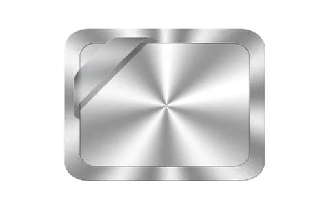 Metal card. Stock Illustration