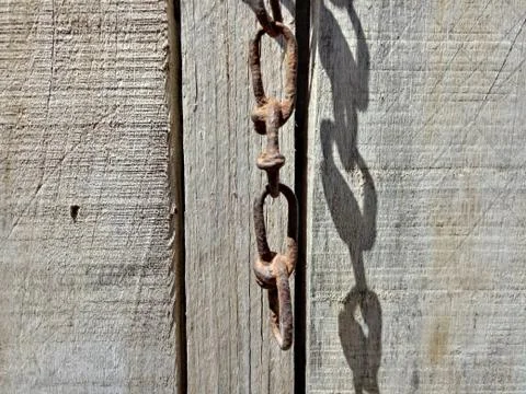 A metal chain Stock-Fotos