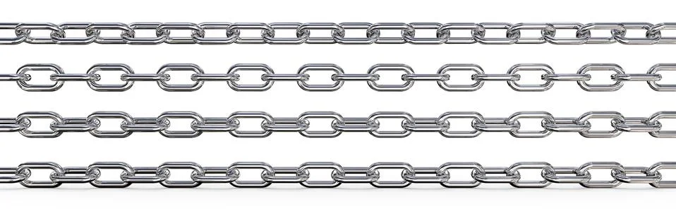 Metal Chains. Illustrazione stock
