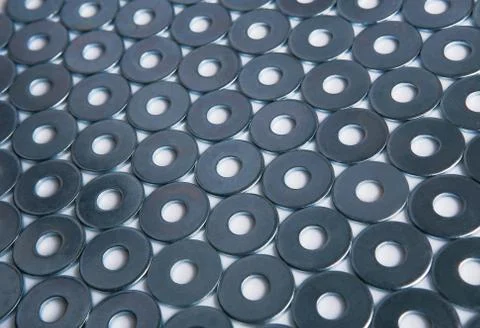 Metal chromeplated background Stock Photos