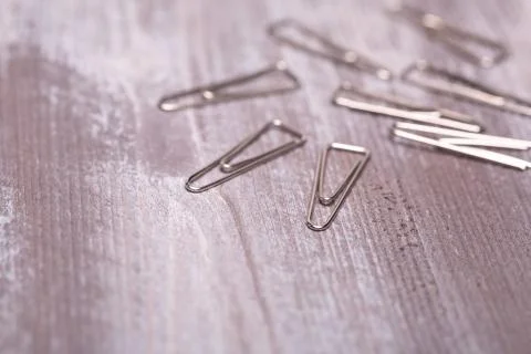 Metal clips Stock Photos