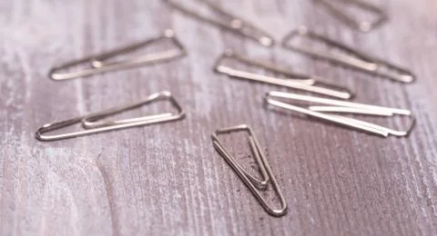 Metal clips Stock Photos