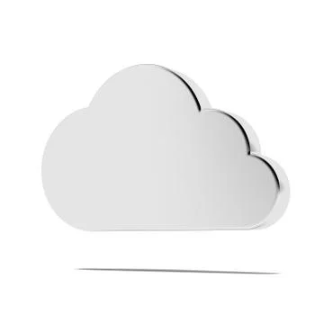 Metal cloud Stock Illustration