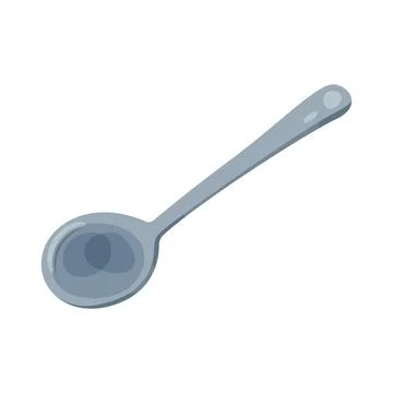 Metal coffee spoon Stock-Illustration