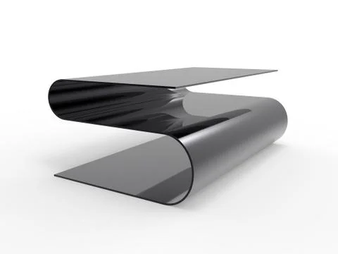 Metal Coffee Table Stock Illustration