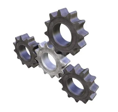 Metal cogwheels Stock Illustration