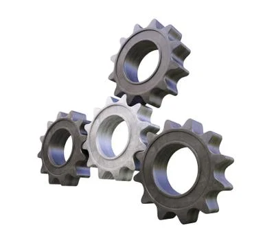 Metal cogwheels Stock Illustration