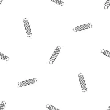 Metal coil pattern seamless Stock Illustration