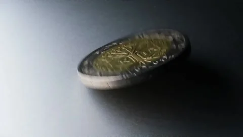 Metal coin 動画素材 186587037