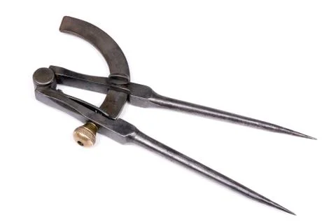 Metal compass Foto stock