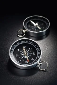 Metal compass Stock Photos