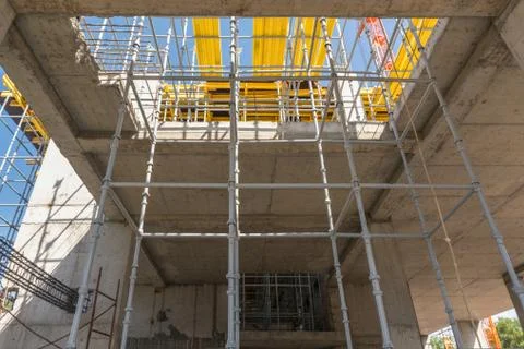 Metal concrete structures Stock Photos