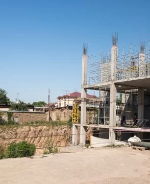 Metal concrete structures Stock Photos