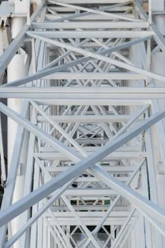 Metal construction frame Stock Photos
