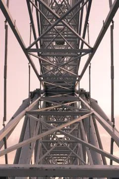 Metal construction frame Stock Photos