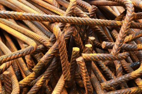 Metal construction hooks Stock Photos