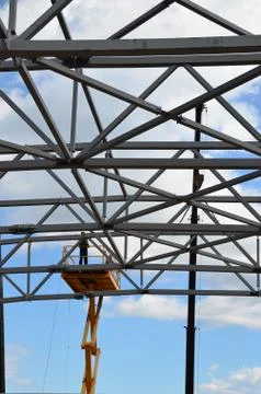 Metal construction Stock Photos