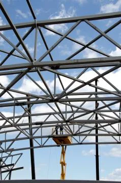 Metal construction Stock Photos