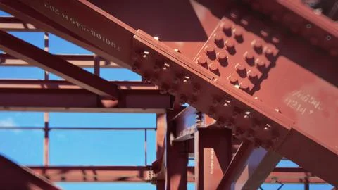 Metal construction. Stock Photos