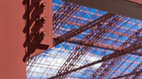 Metal construction. Stock Photos