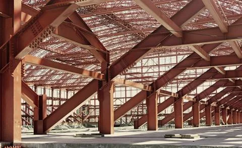 Metal construction. Stock Photos