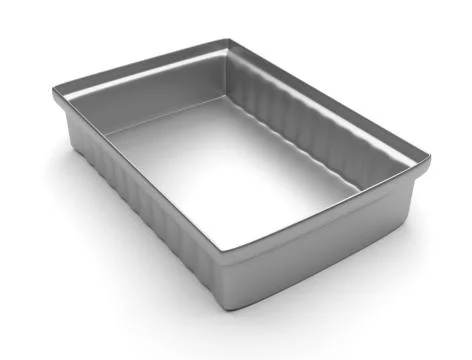 Metal container for small items. Stock Photos