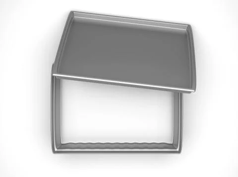 Metal container for small items. Stock Photos