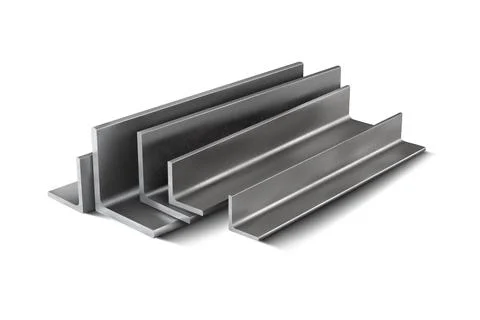 Metal corners for structural reinforcement. 3d vector illustration Stock Illustration