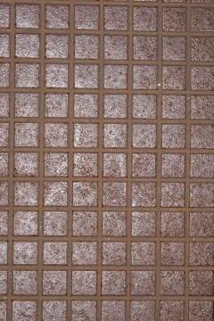 Metal cover in small squares Stock Photos