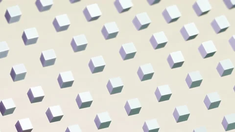 Metal cubes 스톡 동영상 163356673