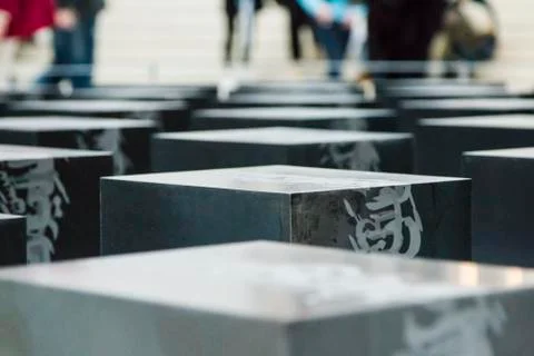 Metal cubes Stock Photos