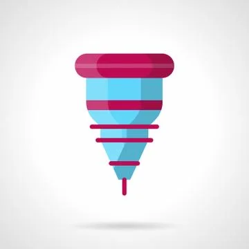 Metal cutter flat color vector icon Ilustración de archivo