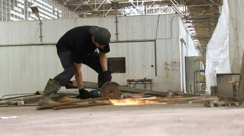 Metal Cutting 1 스톡 동영상 367510