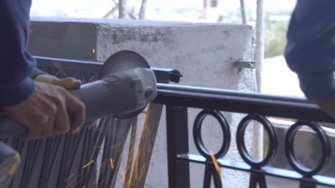 METAL CUTTING CIRCULAR SAW Stock Footage 86141091