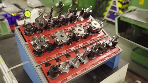 Metal Cutting Drill Bit tools Stock Footage 288227167